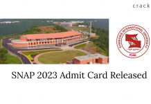 SNAP 2023 Admit Card Released