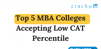 Top 5 MBA Colleges Accepting Low CAT Percentile