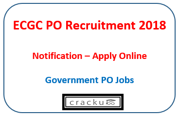ECGC Recruitment 2018 PO notification apply online