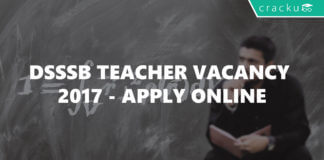 dsssb teacher vacancy 2017