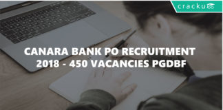 Canara bank PO recruitment 2018