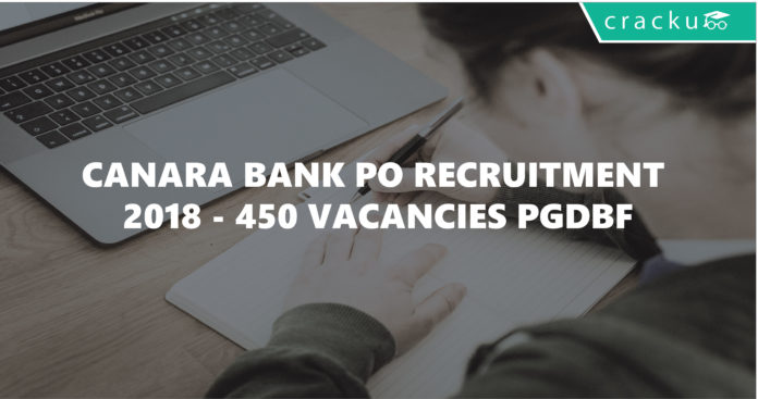 Canara bank PO recruitment 2018