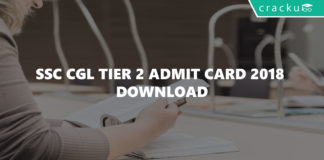 SSC CGL Tier 2 admit card 2018 Download