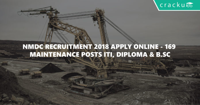 NMDC recruitment 2018 apply online - 169 Maintenance posts ITI, Diploma & B.Sc-01