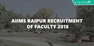 AIIMS Raipur Recruitment of Faculty 2018-01