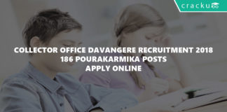 Collector Office Davangere Recruitment 2018 - 186 Pourakarmika Posts - Apply Online-01