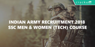 Indian Army Recruitment 2018 – SSC Men & Women (Tech) Course-01