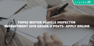 TNPSC Motor Vehicle Inspector Recruitment 2018 Grade-II Posts- Apply Online-01