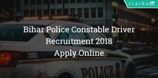 Bihar Police Constable Driver Recruitment 2018