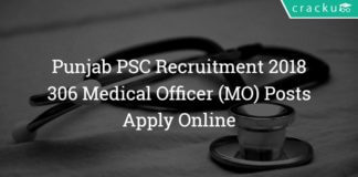 punjab public service commission medical officer recruitment 2018 - 306 MO Posts - Apply online