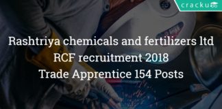 Rashtriya chemicals and fertilizers Trade Apprentice Recruitment 2018