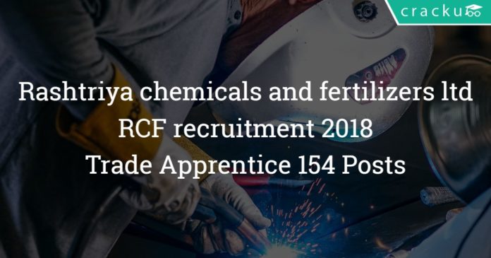Rashtriya chemicals and fertilizers Trade Apprentice Recruitment 2018