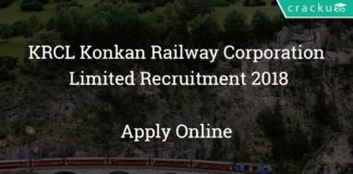 krcl konkan railway corporation limited recruitment 2018