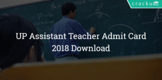 UP Assistant Teacher Admit Card 2018 Download