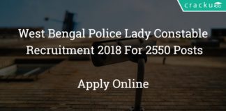 West Bengal Police Sub Inspector Recruitment 2018 - Apply online for 1527 SI / Lady SI posts
