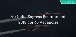 Air India Express Recruitment 2018 - Apply online for 21 Vacancies