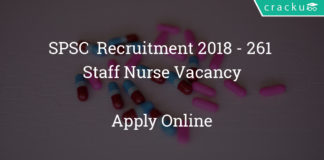 SPSC Recruitment 2018 - Apply Online For 261 Staff Nurse Vacancy