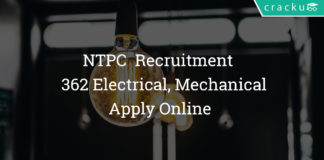 NTPC Recruitment 2018 - Apply Online For 362 Diploma Trainee Electrical, Mechanical, Civil (C & I) Posts