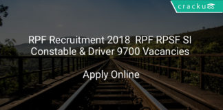 rpf recruitment 2018 - RPF RPSF SI, Constable & Driver 9700 Vacancies apply online application form