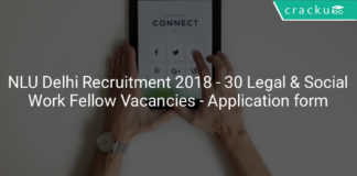 nlu delhi recruitment 2018 - 30 Legal & Social work fellow vacancies - Application form (edited)