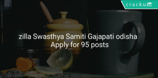 zilla Swasthya Samiti Gajapati odisha - Apply for 95 posts