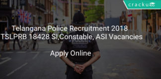 telangana police recruitment 2018 apply online - TSLPRB 18428 SI,Constable, ASI & more vacancies
