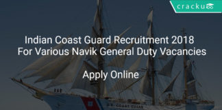 [:en]Indian Coast Guard Recruitment 2018 Apply Online For Various Navik General Duty Vacancies[:]