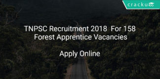 TNPSC Recruitment 2018 Apply Online For 158 Forest Apprentice Vacancies