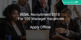 BEML Recruitment 2018 Apply Online For 100 Manager Vacancies