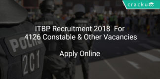 ITBP Recruitment 2018 Apply Online For 4126 Constable & Other Vacancies