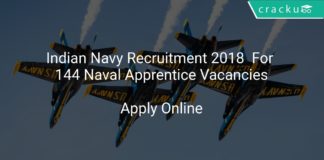 Indian Navy Recruitment 2018 Apply Online For 144 Naval Apprentice Vacancies