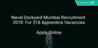 Naval Dockyard Mumbai Recruitment 2018 Apply Online For 318 Apprentice Vacancies