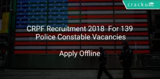 CRPF Recruitment 2018 Apply Online For 139 Police Constable Vacancies