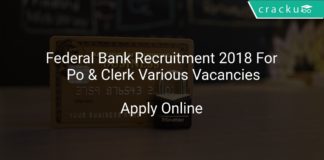 Federal Bank Recruitment 2018 Apply Online For Po & Clerk Various Vacancies