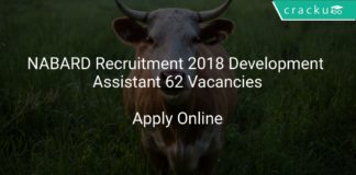 NABARD Recruitment 2018 Department Assistant 62 Vacancies Apply Online