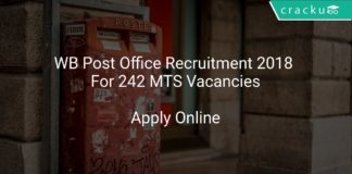 WB Post Office Recruitment 2018 Apply Offline For 242 MTS Vacancies