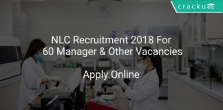 NLC Recruitment 2018 Apply Online For 60 Manager & Other Vacancies