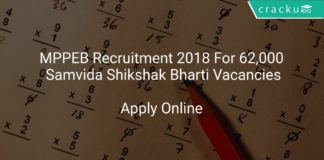 MPPEB Recruitment 2018 Apply Online For 62,000 Samvida Shikshak Bharti Vacancies