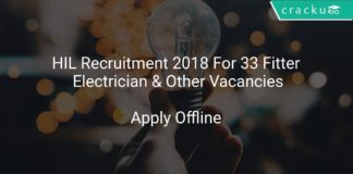 HIL Recruitment 2018 Apply Offline For 33 Fitter, Electrician & Other Vacancies