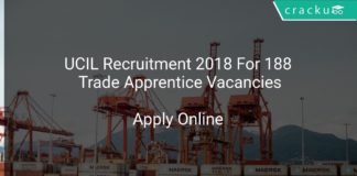 UCIL Recruitment 2018 Apply Online For 188 Trade Apprentice Vacancies