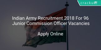 Indian Army Recruitment 2018 Apply Online For 96 Junior Commissioned Officer Vacancies