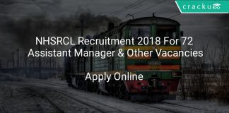 NHSRCL Recruitment 2018 Apply Online For 72 Assistant Manager & Other Vacancies