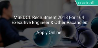 MSEDCL Recruitment 2018 Apply Online For 164 Executive Engineer & Other Vacancies