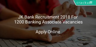 JK Bank Recruitment 2018 Apply Online For 1200 Banking Associate Vacancies