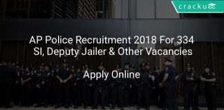 AP Police Recruitment 2018 Apply Online For 334 SI, Deputy Jailer & Other Vacancies