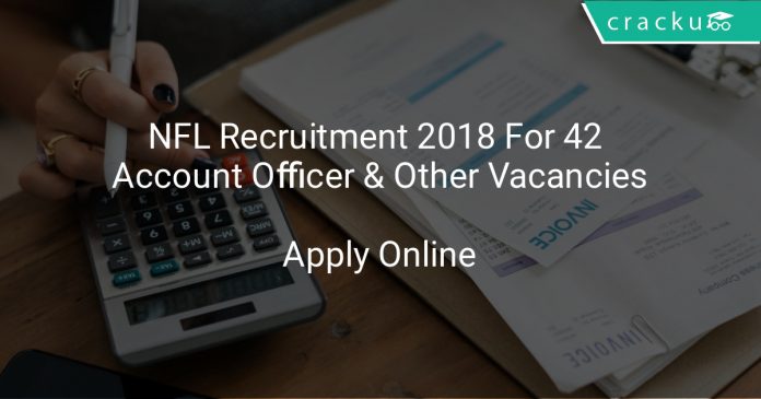NFL Recruitment 2018 Apply Online For 42 Account Officer & Other Vacancies