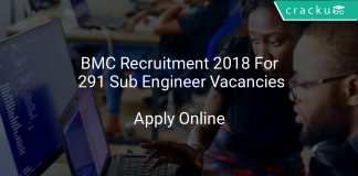 BMC Recruitment 2018 Apply Online For 291 Sub Engineer Vacancies