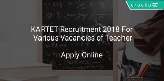 KARTET Recruitment 2018 Apply Online For Various Vacancies of Teacher