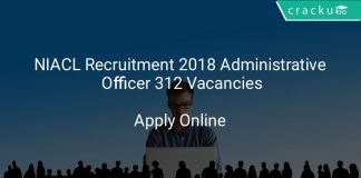 NIACL Recruitment 2018 Administrative Officer 312 Vacancies
