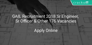 GAIL Recruitment 2018 Sr Engineer, Sr Officer & Other 176 Vacancies